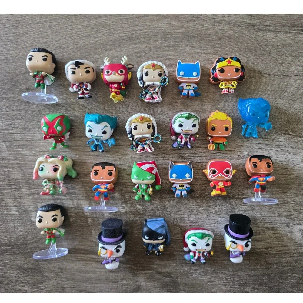 Funko Pocket Pop DC Comics Holiday Advent Calendar Mini Figure Lot 23pc